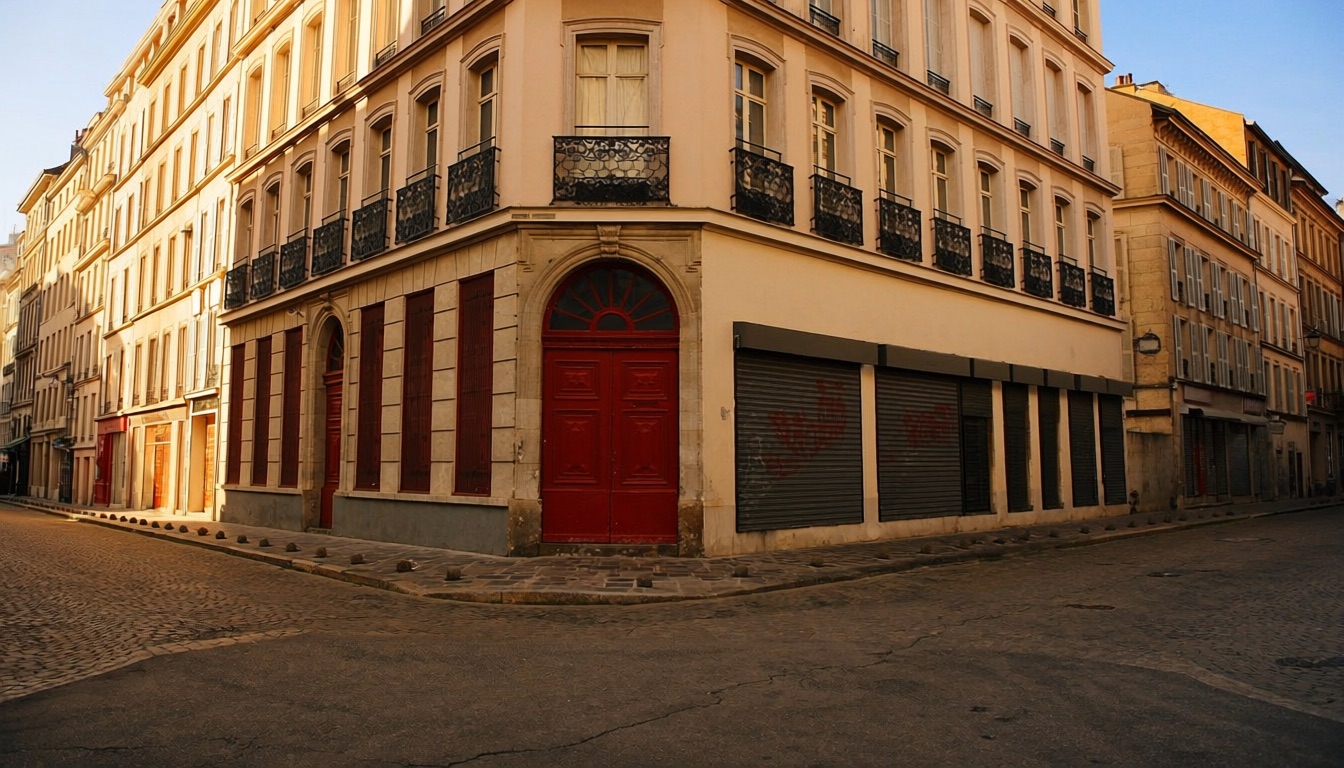 Vue du quartier Monplaisir à Lyon 7e arrondissement