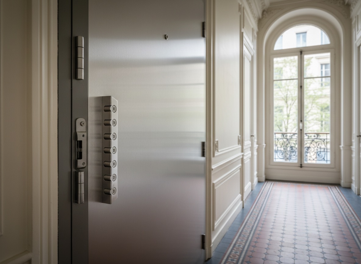 Remplacement de serrures haute sécurité à Lyon 7 — porte blindée multipoints